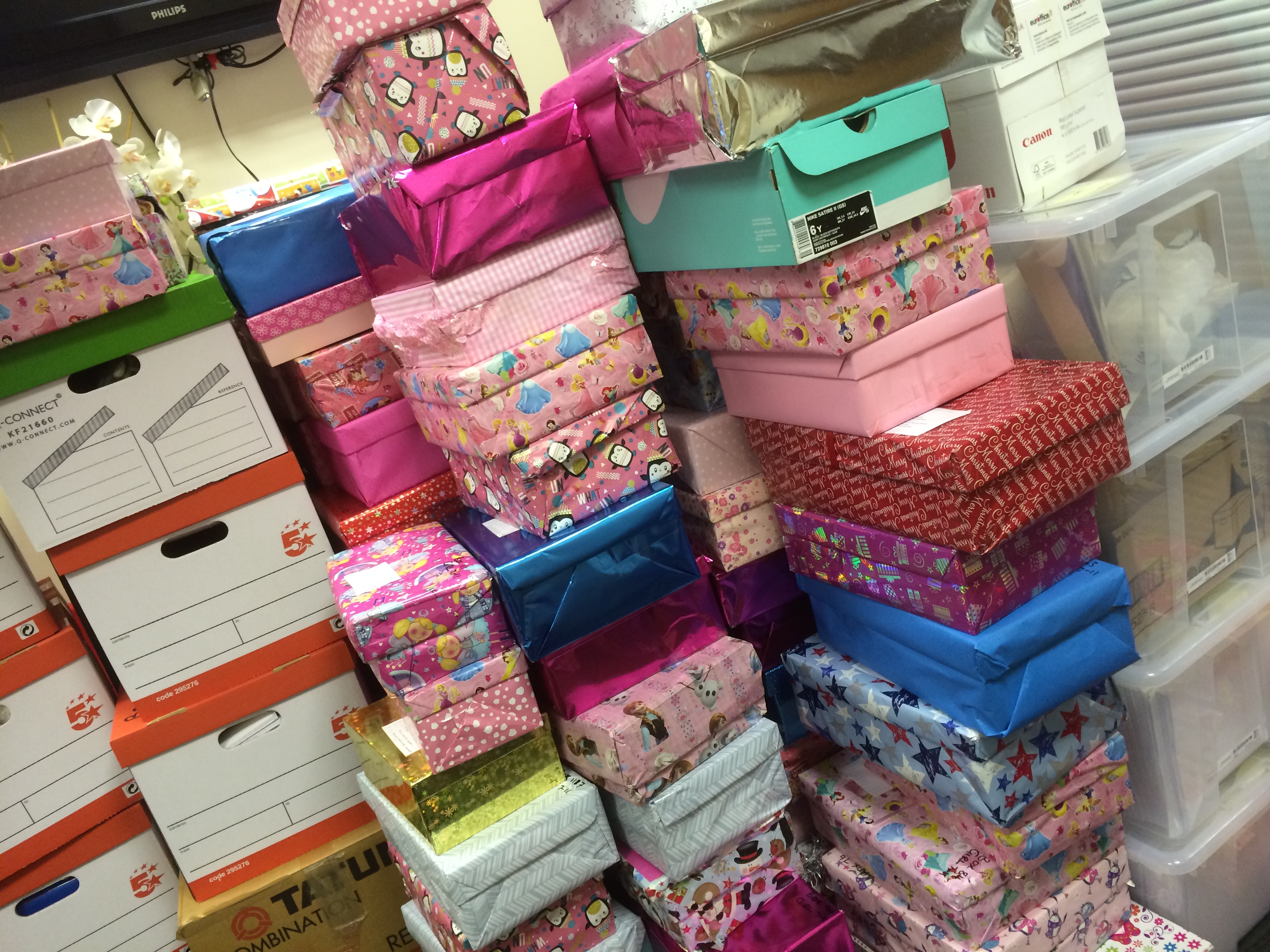 Christmas Shoeboxes 2015