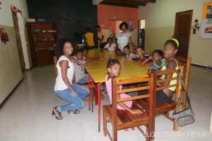 The children at Centro Juvenil Cha De Matias School!